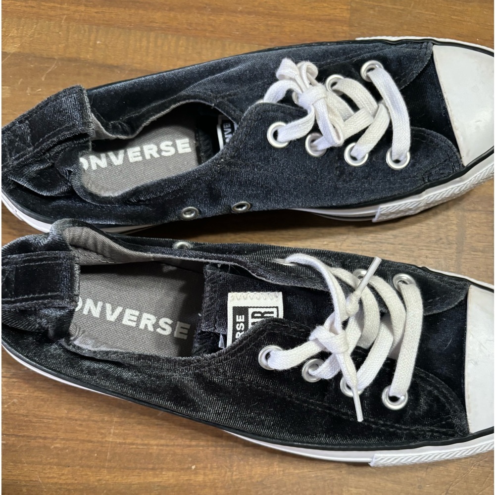 Converse Low Top Sneakers in Black and White